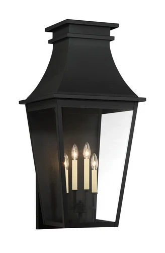 Minka Lavery Gloucester 4 Light Outdoor Wall Mount, Coal - Picture 2 of 2
