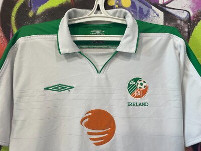 Maillot De Football République D'Irlande Extérieur 2003-2005 - Umbro Taille S - Occasion Bon état