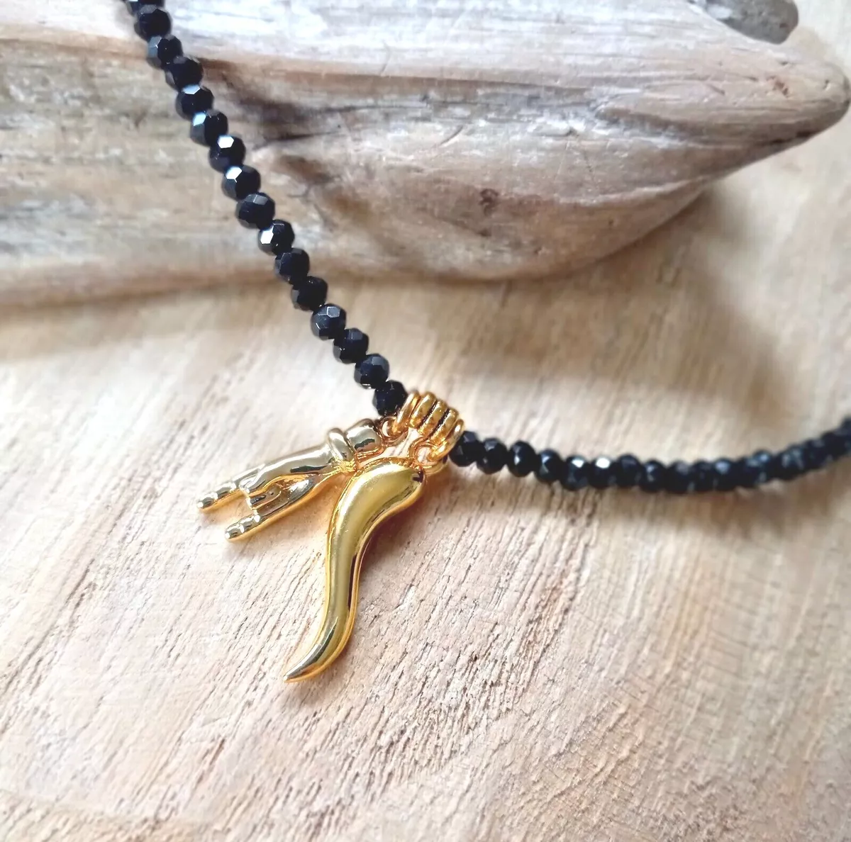 Mano cornuto necklace discount