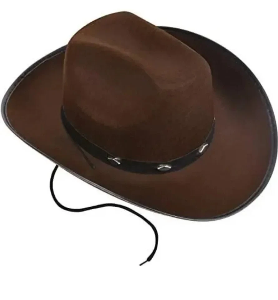 Kangaroo Cowboy Hat with Pull-on Closure, for Men and Women, Brown - Image 2 of 4