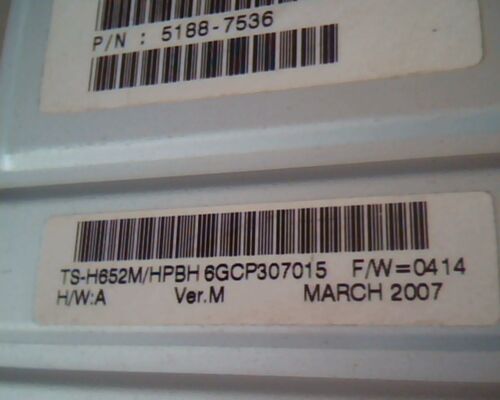 DVD Writer TS-H652 Toshiba Samsung SATS-H652M 5188-7536 March 2007 lightscribe - Picture 5 of 7