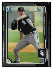 2015 Bowman Chrome Pros Asia Black Ref #BCP45 James Dykstra