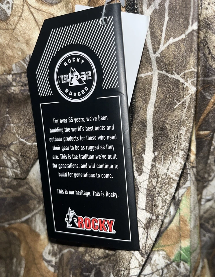 Rocky Men's ProHunter Chore Coat Realtree Edge Camo Large New - Image 3 of 4