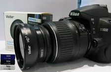 HD4 Super Wide Angle 52MM Macro Lens for Nikon Df D3000 D3200 D3100 D5000 D5500