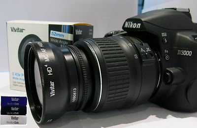 Wide Angle Macro Lens Nikon D5300 D3200 D3000 D5100 D5000 D60