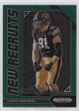 2023 Panini Prizm Draft Picks New Recruits Green Lukas Van Ness #NR-18 3t1