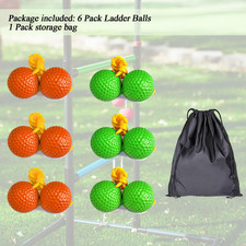 Ladder Ball Ladder Toss Balls Set Replacement Balls for Toss Match, Set of 6 ...