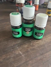 Lot Of 3 Peace And Calming Young Living Essential Oils Evaporated 