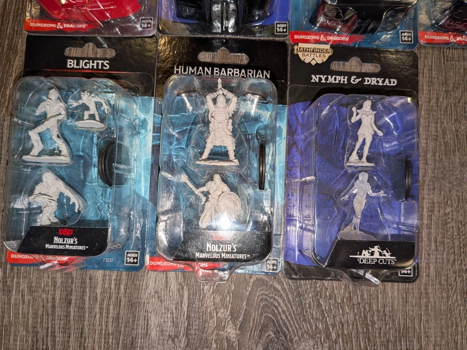 Wizkids Nolzur's Marvelous Miniatures D&D Mixed Lot of 7 Tiefling Human Blights - Image 4 of 4