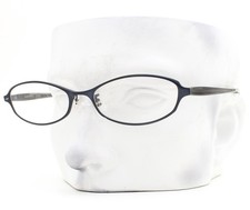 Oliver Peoples Genie Eyeglasses Glasses Dark Satin Blue Metal No Case Blemish