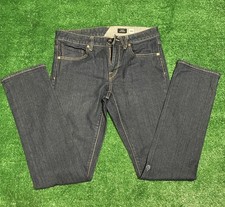 Volcom Vintage Blue Vorta Denim Jeans Size 30 Men's Made In USA 100% Cotton