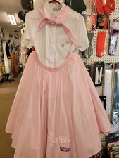 Poodle Skirt Outfit Rental Quality Adult M/L Costume Skirt,crinoline,Shirt,scarf