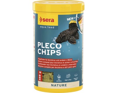 Futtertabletten sera Pleco Chips 1.000 ml (380 g), Welsfutter