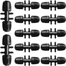 Gardrip Drip Irrigation Fittings for 1/2 Inch to 1/4 Inch Tubing Reducing Tee...