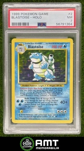 Blastoise PSA 7 1999 Pokemon Set Holo #2/102 1364