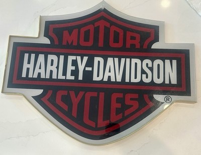 HARLEY DAVIDSON PLEXIGLASS SIGN From Slot Machine, Casino Caesars Palace