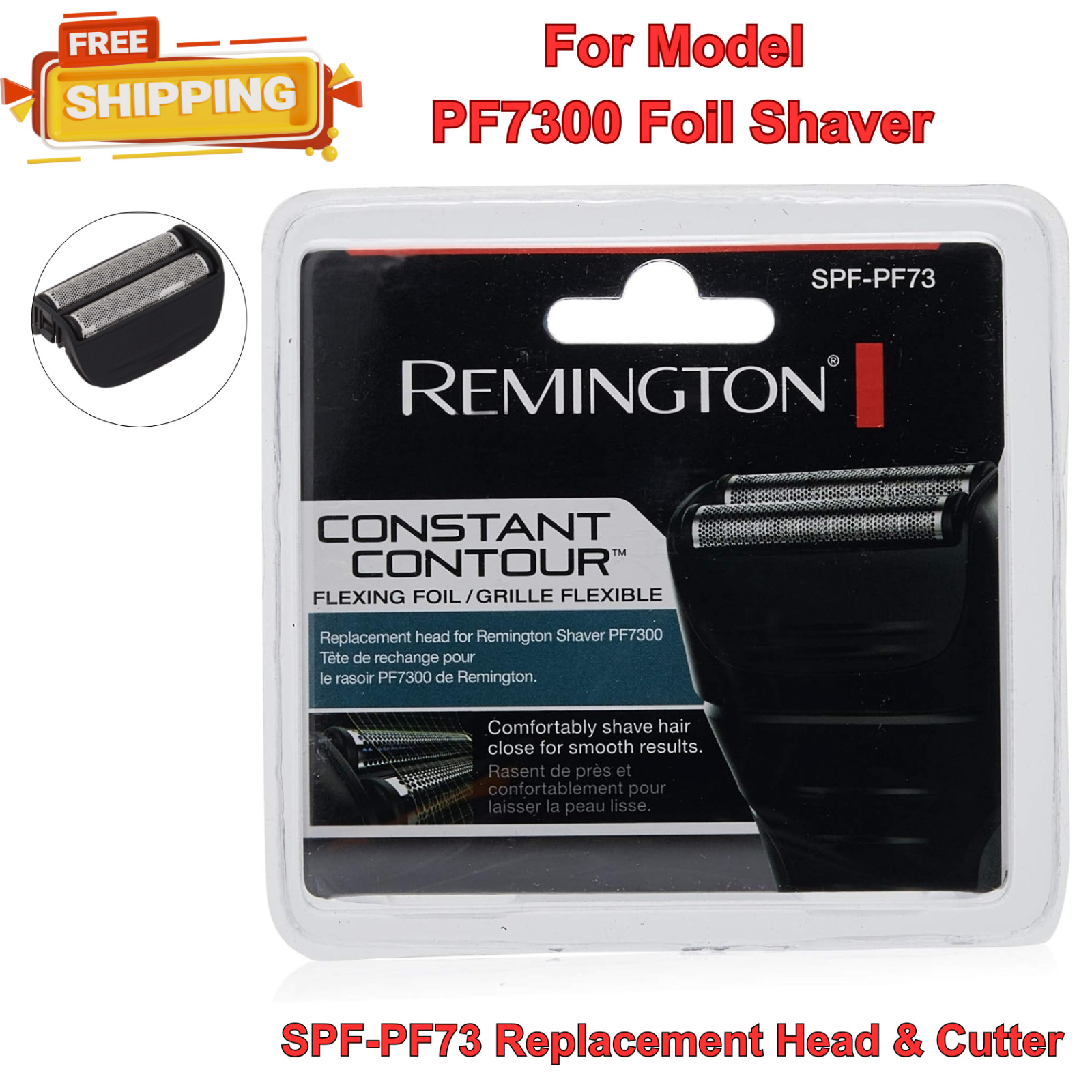 SPF-PF73 Replacement Head and Cutter Assembly for Model PF7300 Foil Shaver