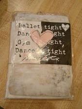 Moret Tights White Size 12/14 Crafts Cutters Stained