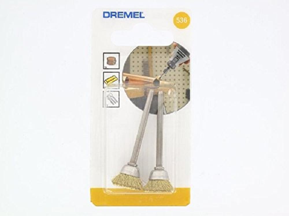 Dremel 536 Spazzola in Ottone, 13 mm - NUOVO