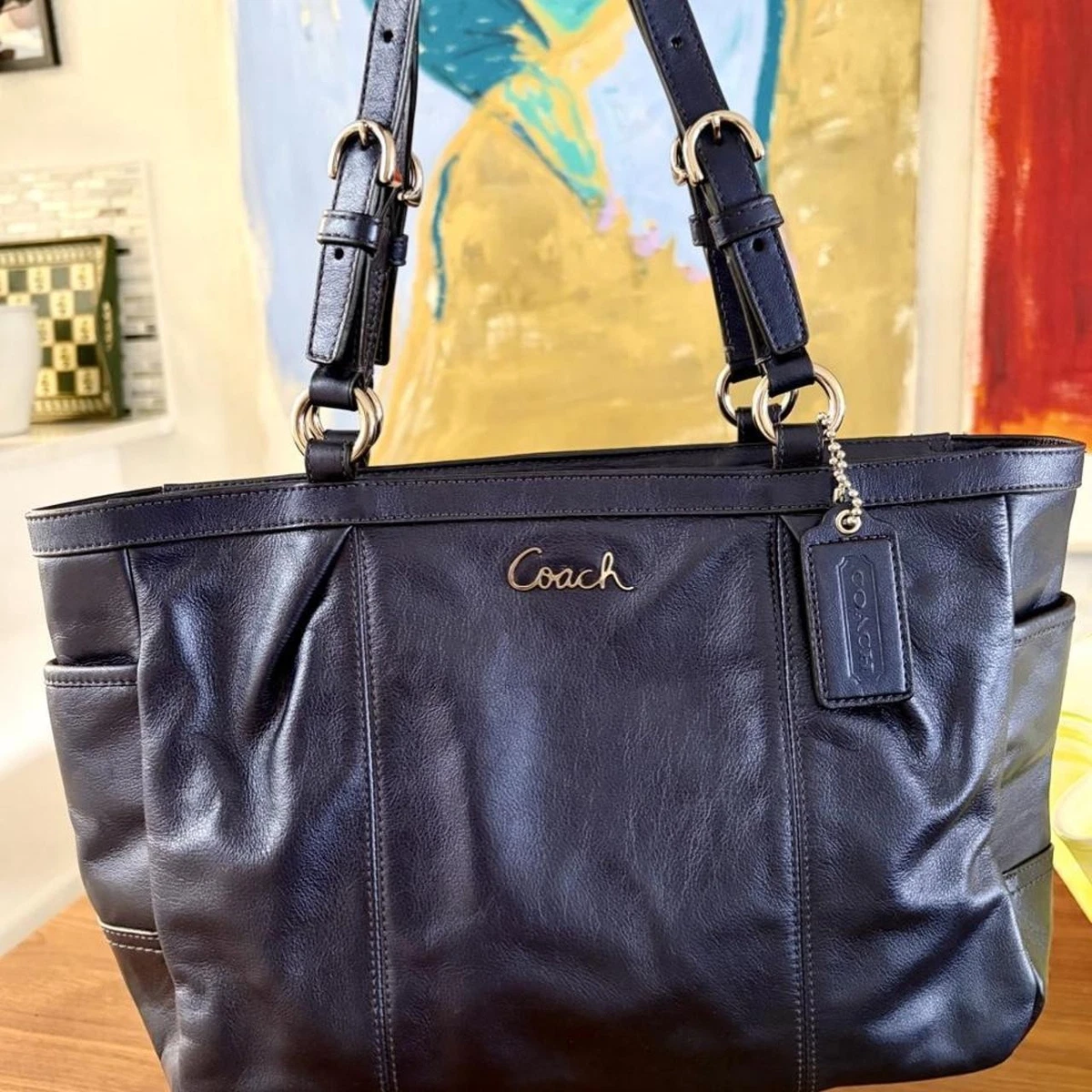 Coach Tote Blue Bags & Handbags for Women for sale - eBay