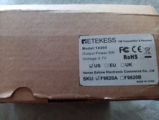 Retekess TA005 Wireless Headphone Stereo Transmitter Rechargable Mute Key H5