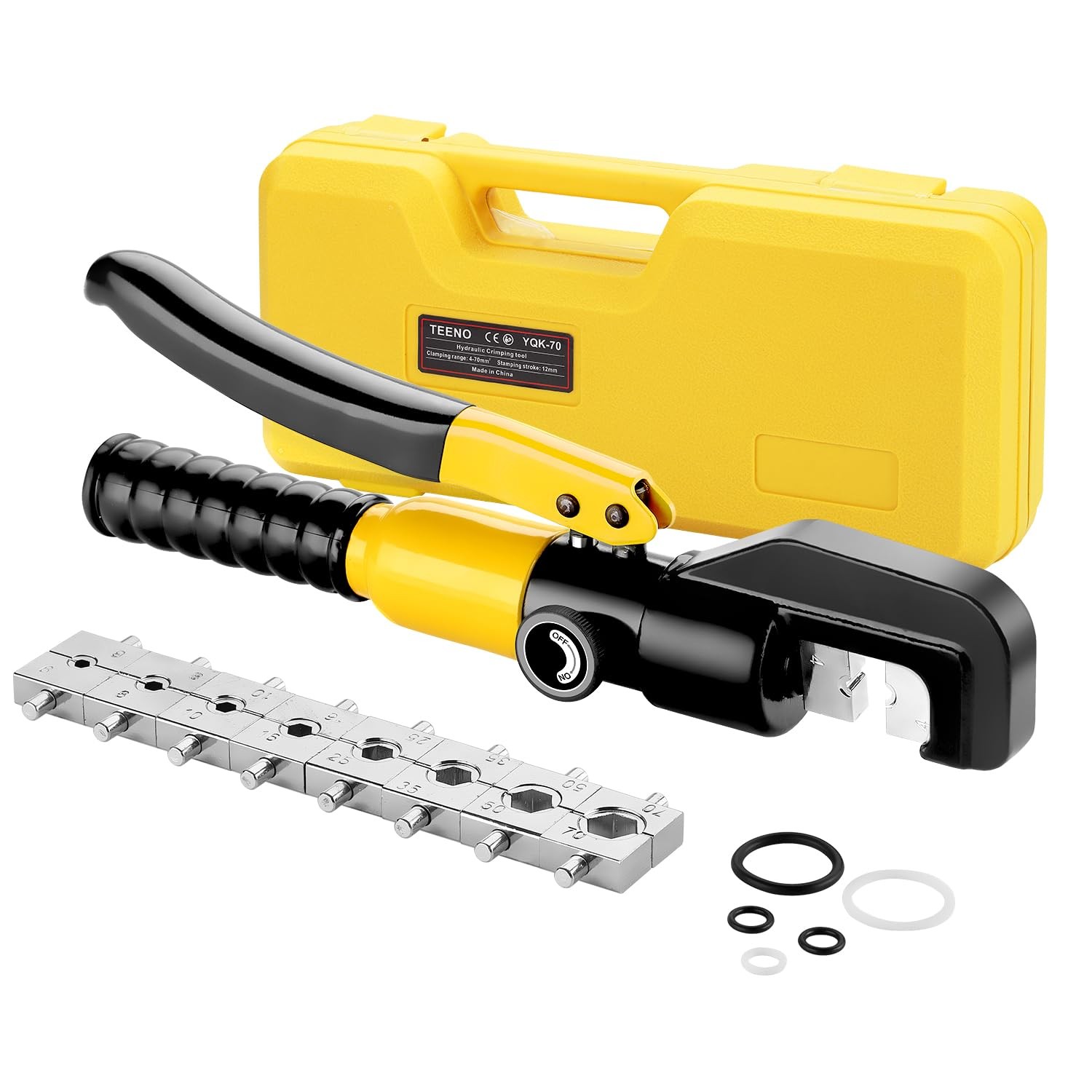 OFFERTA: Pinza Crimpatrice Idraulica 10T Professionale - Set Completo