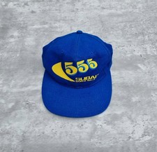 Vintage Subaru World Rally Team 555 Racing Cap Hat Rare Blue OS