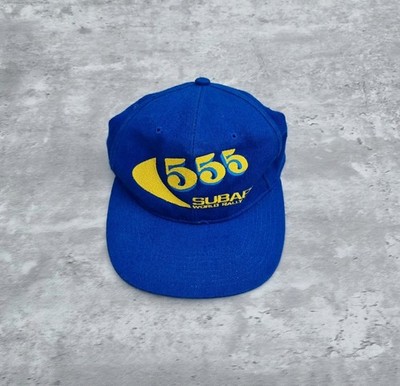 Vintage Subaru World Rally Team 555 Racing Cap Mütze selten blau