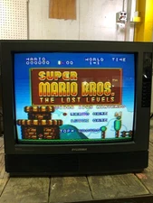 Sylvania RKJ78 WA02 19" Curved Screen CRT TV Wood Grain - Retro Gaming