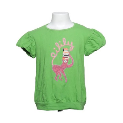 Oilily, T-shirt, Größe: 140, Grün/Pink/Mehrfarbig, Baumwolle/Elasthan #RrV