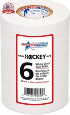 ST Pro-Grade Cloth Hockey Tape 6 Rolls - Strong Long-Lasting, Wate