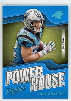 2021 Prestige Power House Xtra Points Platinum /25 Christian McCaffrey 1u2c