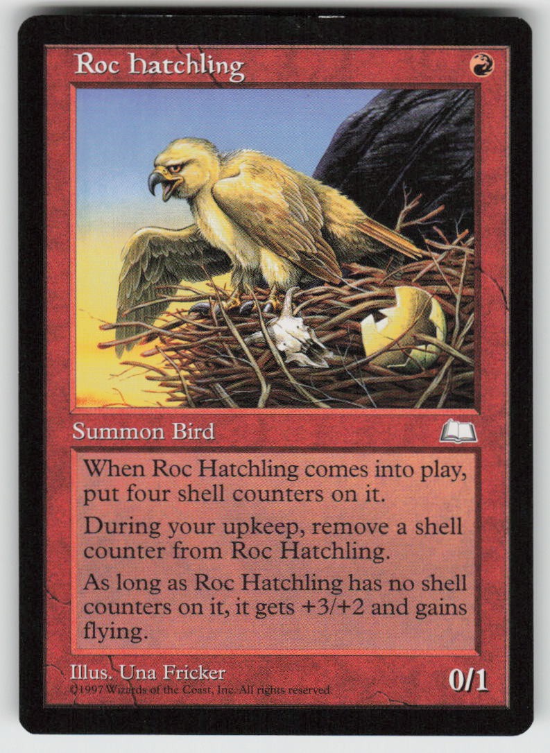 Roc Hatchling Uncommon Weatherlight 113 MTG Moderately Played