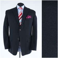 Mens Black Blazer 42S US Size  Wool Sport Coat Jacket