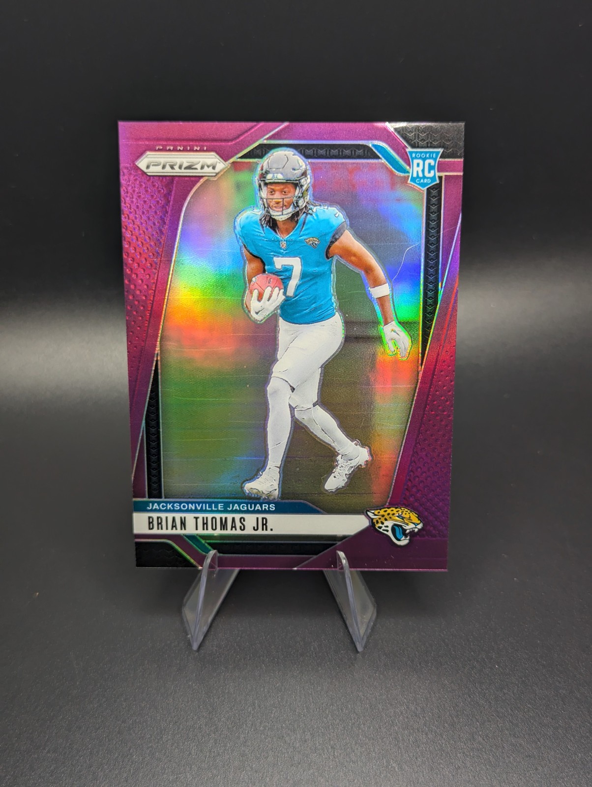 2024 Panini Prizm Football #314 - Brian Thomas Jr. RC Rookie Purple Prizm 56/125