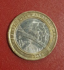 The First World War 2 Pound Coin 1914 - 1918 2016 edition £2 WW1 UK QEII 