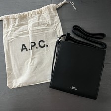 NEW A.P.C. Nino Crossbody Side Bag in Black