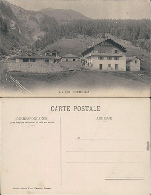 Ansichtskarte Les Contamines-Montjoie Nant Borrant, Chalet Refuge 1910