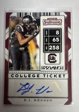 2020 Panini Contenders Draft Picks - College Ticket Auto D.J. Wonnum #244 Lions