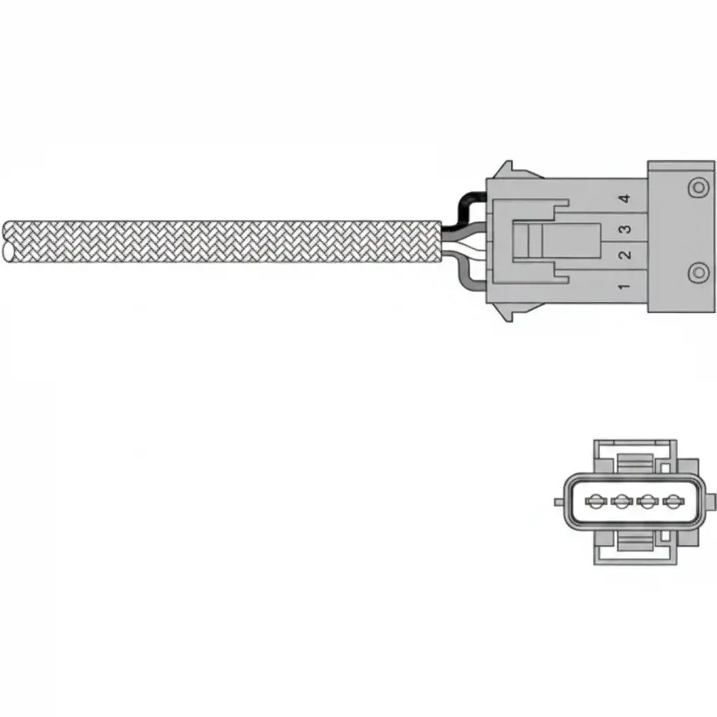 Sonda lambda Sonda planare ES20258-12B1 DELPHI per PEUGEOT CITROËN