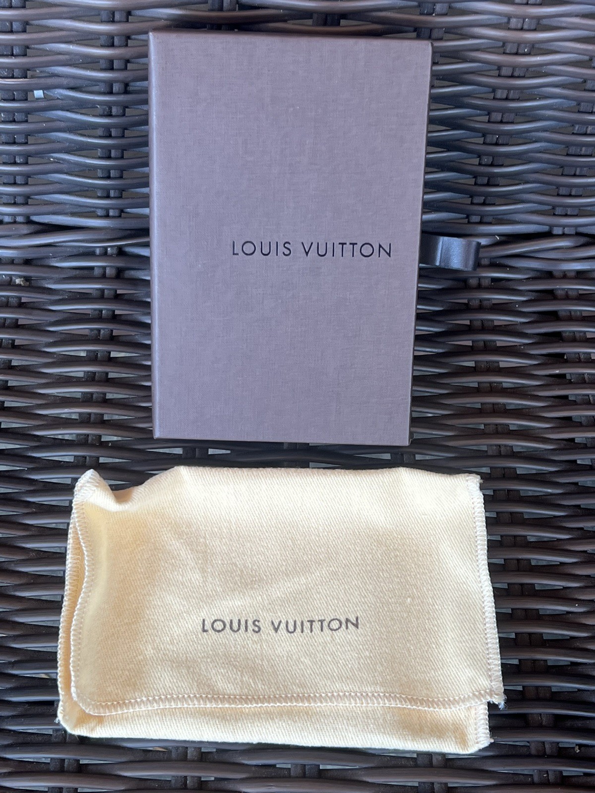 Louis Vuitton Authentic Brown Small Empty Gift Box w Dust Bag