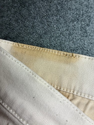 Purple Brand Jeans Mens Size 40x34 White Skinny P001 Distressed Hip Hop Rock - Picture 24 of 24