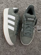   Adidas Womens Campus 00s Originals Silver Green White Sz 6.5 or 5 Youth NIB  
