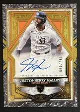 2025 Topps Tier One Justyn-Henry Malloy Base Auto Variation /199 #BA-JM