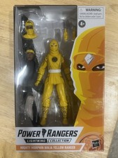Mighty Morphin Power Rangers Lightning Collection Ninja Yellow Ranger 6  Figure