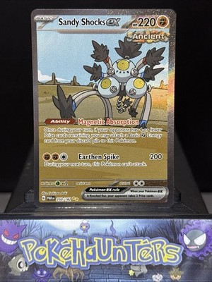 Pokemon Karte Sandy Shocks EX 250/182 Special Illustration Rare Paradox Rift NM