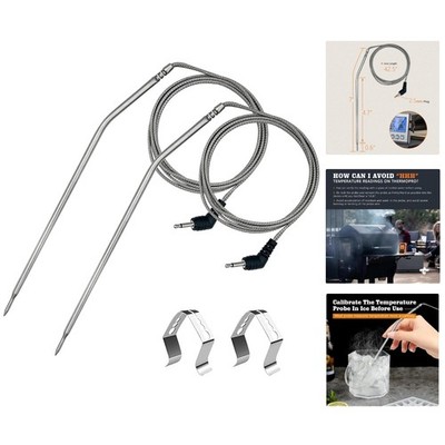 Precision Digital Meat Thermometer Probe - Fits Thermopro Models TP04 to TP25