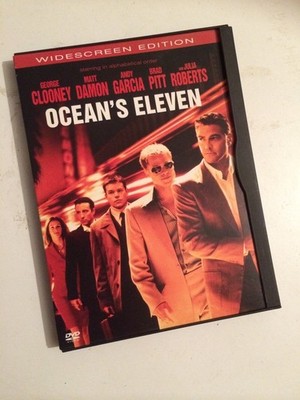 Ocean's Eleven (Widescreen Edition) (DVD) VG Disc + Cover Art - NO CASE