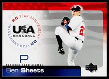 2004 Upper Deck USA 25th Anniv. #USA-164 Ben Sheets - EX