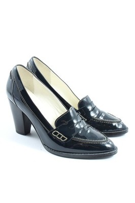APART Trotteur Damen Pumps Gr. DE 37 schwarz Casual-Look
